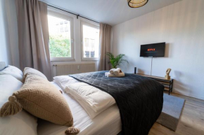 Zentral & Modern nahe Hauptbahnhof mit Privatparkplatz & schnellem WLAN